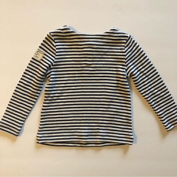 Joules set of two long sleeved tee shirts size 3-6 months navy blue and white - Picture 4 of 6